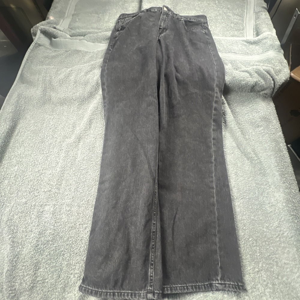 Aeropostale 90's Baggy‎ Fit High Rise Black Wash Denim Jeans 34x32